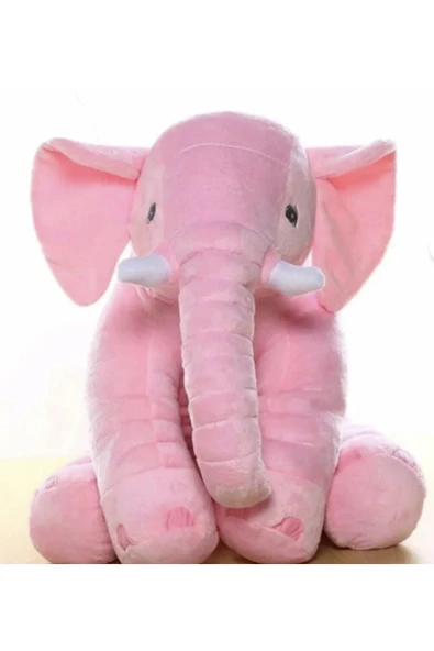 Harika Peluş Fabrikası Uyku Arkadaşım Fil Büyük Yumuşak Peluş Fil 65 Cm ürün görseli 1