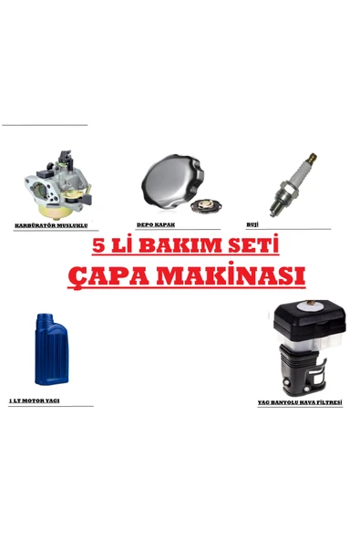 DALAZ, KAAN CP 230 ÇAPA MAKİNASI UYUMLU BAKIM SETİ KARBÜRATÖR VS. ürün görseli 1