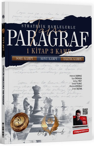 Bilgi Sarmal YKS TYT Tam Paragraf Stratejik Hamlelerle 1 Kitap 3 Kamp Bilgi Sarmal Yayınları ürün görseli 1