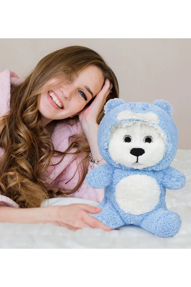 Harika Peluş Fabrikası Uykumcuk Ayıcık Sevgiliye Özel 40 Cm ürün görseli 1