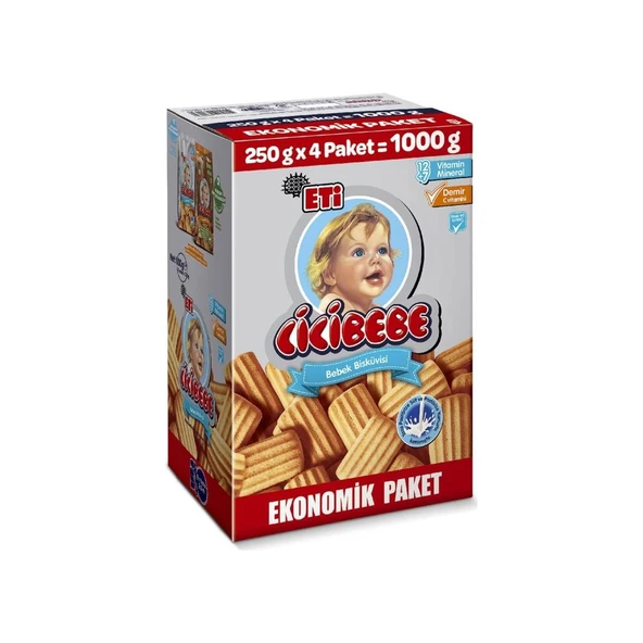 Eti Cicibebe Bebek Bisküvisi 1000 g ürün görseli 1