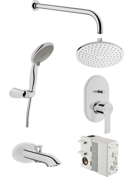 Artema Flow Round Ankastre Banyo Seti - A49306 ürün görseli 1