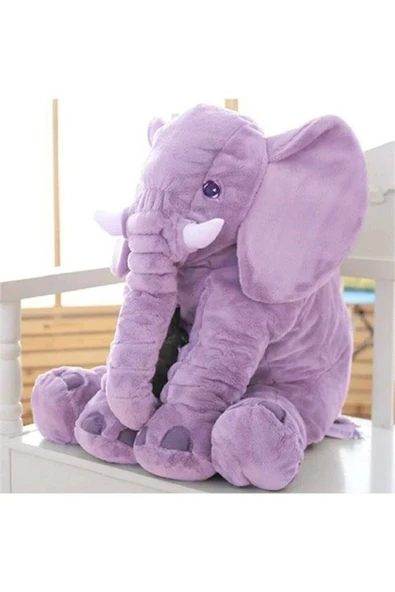 Harika Peluş Fabrikası Yumuşacık Uyku Arkadaşı Fil 65 Cm ürün görseli 1