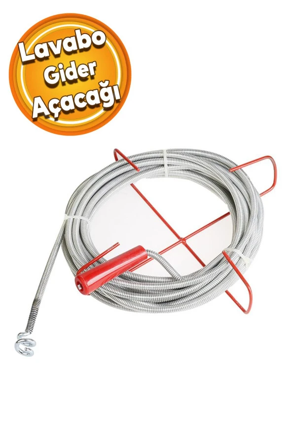 Eltos Kanal Açma Spirali Klozet Gider Açma Teli 5 Metre ürün görseli 1
