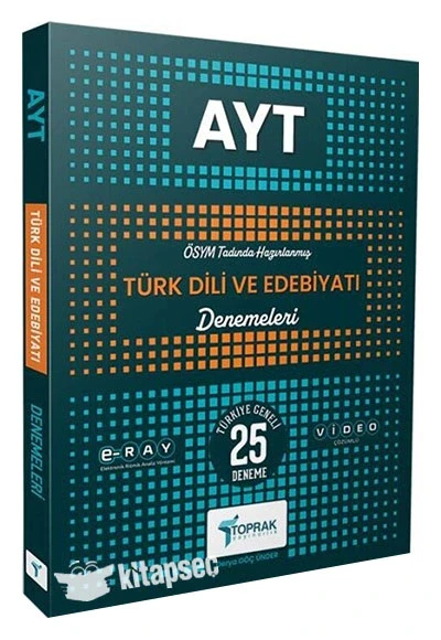 Toprak Ayt Türk Dili Edebiyatı Türkiye Geneli 25 Deneme ürün görseli 1