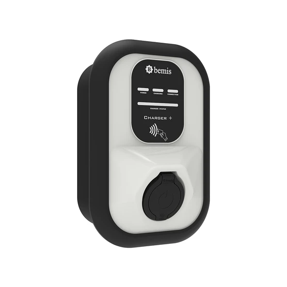 Bemis Charger Plus 2.Nesil Ledli Elektrikli Araç Şarj Cihazı - 4/7/11/22 Kw - Pano Prizli ürün görseli 1