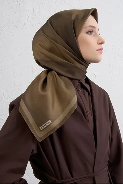Twill İpek Eşarp -2025/2026 -9402D - Resim 10
