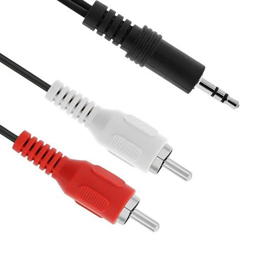 PowerMaster PM-426 RCA Stereo Erkek 1.5 Metre Ses Kablosu 3.5mm ürün görseli 1