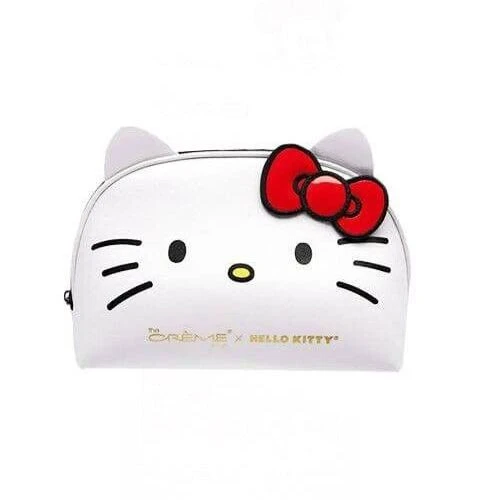 Hello Kitty Büyük Boy Beyaz Kawaii Sevimli Limited Edition Makyaj Çantası ürün görseli 1