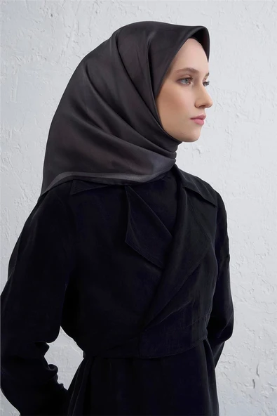 Twill İpek Eşarp -2025/2026 -9402D - Resim 5