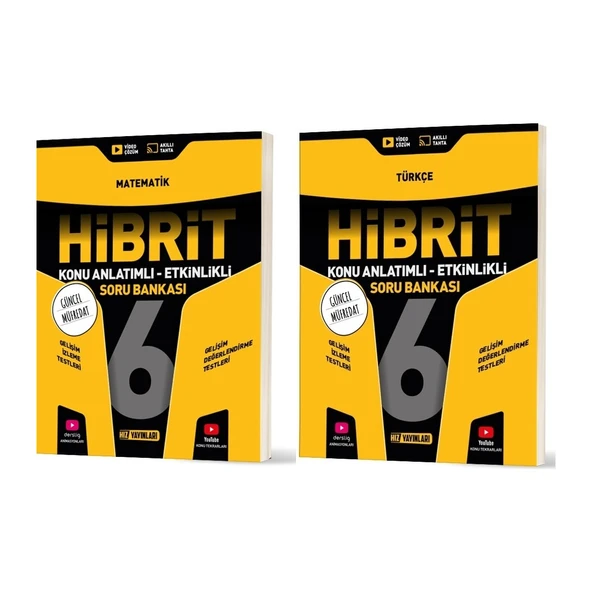 2026 6. Sınıf Matematik + Türkçe Hibrit - Konu Seti 2 Kitap ürün görseli 1