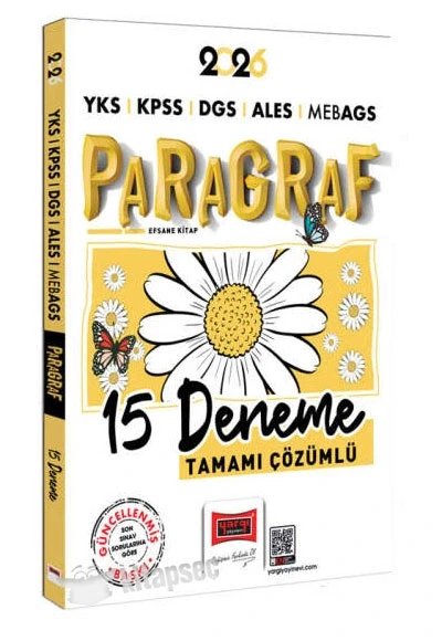 Yargı 2026 Yks Kpss Ales Dgs Meb Ags Paragraf 15 Çözümlü Deneme ürün görseli 1