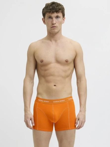 Jack Jones Mıles Solıd 3 Lü Paket Erkek Boxer 12281994 - Resim 2