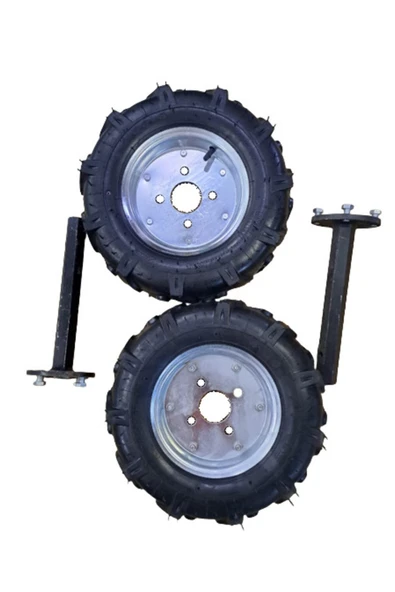 , FLASH 250 SR210 BENZİNLİ ÇAPA MAKİNASI UYUMLU LASTİK TAKIMI ÇELİK PORYALI ürün görseli 1