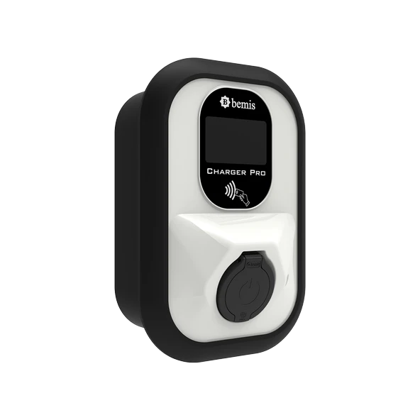 Bemis Charger Pro 2.Nesil Ekranlı Elektrikli Araç Şarj Cihazı - 4/7/11/22 kW - Pano Prizli ürün görseli 1