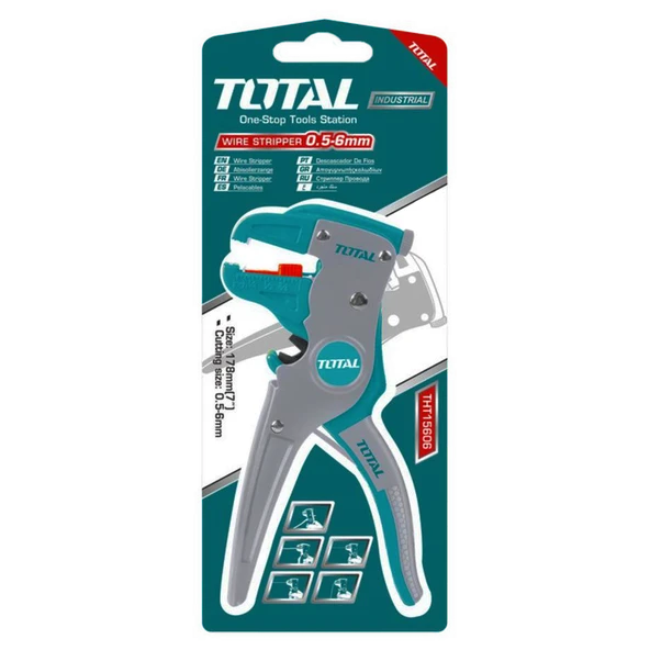 TOTAL Kablo Sıyırma Pensesi THT15606 - Resim 2