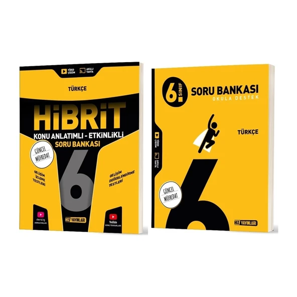2026 6. Sınıf Türkçe Soru + Hibrit - Konu Seti 2 Kitap ürün görseli 1