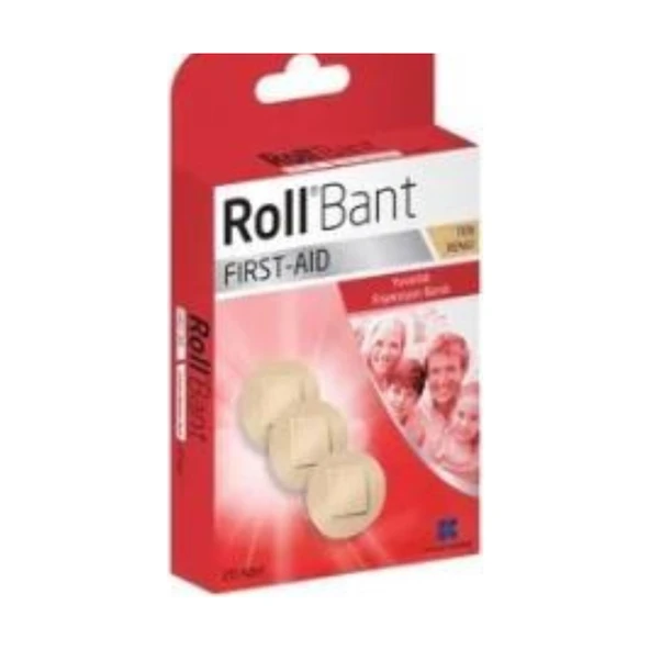 Roll Bant FirstAid Yuvarlak Enjeksiyon Yara Bandı 20 adet ürün görseli 1