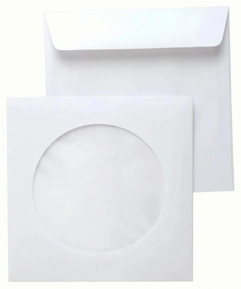 Oyal Cd Zarfı (12,5X12,5) Pencereli Beyaz 90 Gr ürün görseli 1