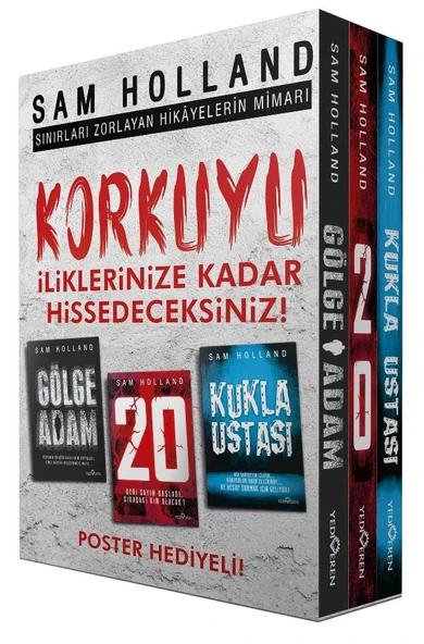 Sam Holland Polisiye Gerilim Seti-Poster Hediyeli ürün görseli 1