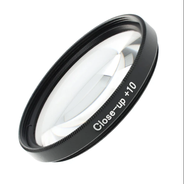 Ayex Close-Up Filtre Seti 58 mm  +1 +2 +4 +10 Diyopter, Optik Cam, İnce Alüminyum Çerçeve, Taşıma Kılıfı ürün görseli 1