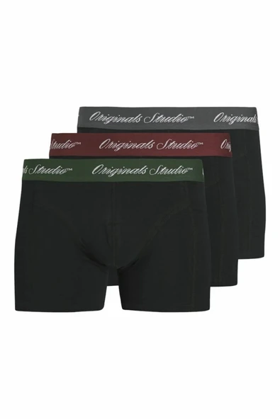 Jack Jones Norrebro Solıd 3 Lü Paket Erkek Boxer 12287141 ürün görseli 1