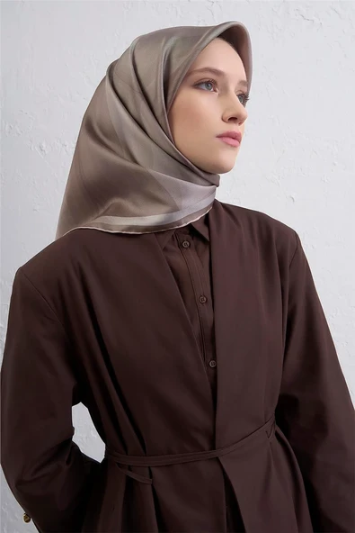 Sura İpek Eşarp -2025/2026 -9402D - Resim 5