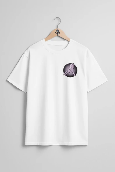 Oversize Wednesday Hand Cep Tasarımlı Unisex T-Shirt ürün görseli 1