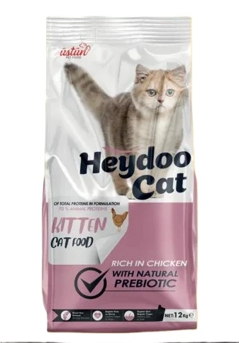 Heydoo Cat Kitten Tavuklu Yavru Kedi Maması 12 Kg Sağlıklı Gelişim İçin Dengeli Beslenme ürün görseli 1