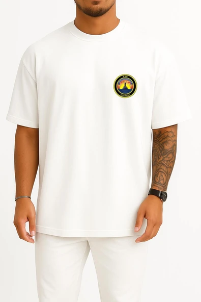 Oversize Tcg I.İnönü S360 Cep Tasarımlı Unisex T-Shirt ürün görseli 1