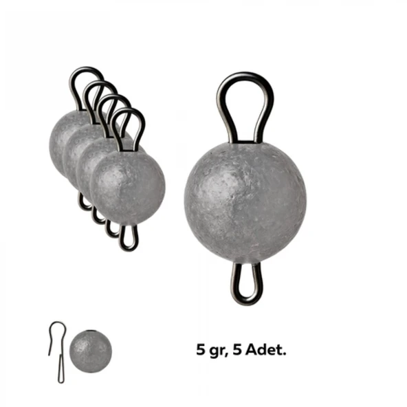 Uyguna-Yakala-5 Gram-5'li Paket-Mafsallı Kurşun-Hareketli İğne Kurşunu-SUN.076 ürün görseli 1