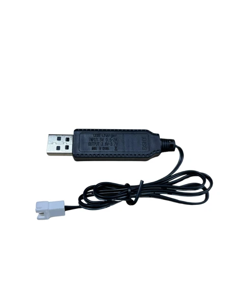 3.7V Li-ion SM-2P Soket Oyuncak Bataryası USB Şarj Kablosu ürün görseli 1