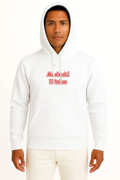 Kapüşonlu Maebashi Witches Anime Göğüs Baskılı Unisex Sweatshirt ürün görseli 1