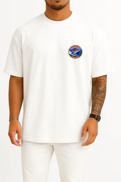Oversize Tcg Tayfun P342 Cep Tasarımlı Unisex T-Shirt ürün görseli 1