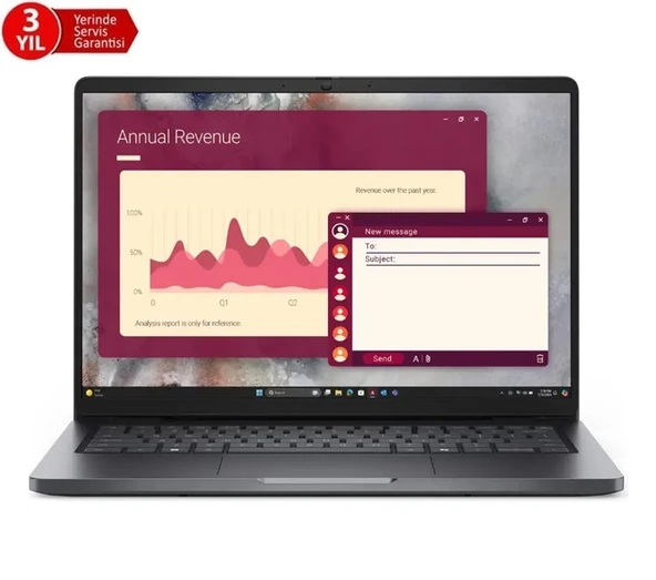 Dell Pro 14 Ultra7 255U-14''-16G-512SSD-Dos ürün görseli 1