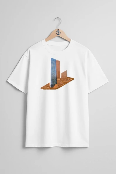 Oversize Skyland Vadiistanbul Göğüs Tasarımlı Unisex T-Shirt ürün görseli 1