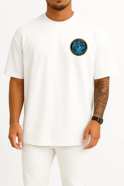 Oversize Tcg Bora - P338 Cep ve Sırt Tasarımlı Unisex T-Shirt ürün görseli 1