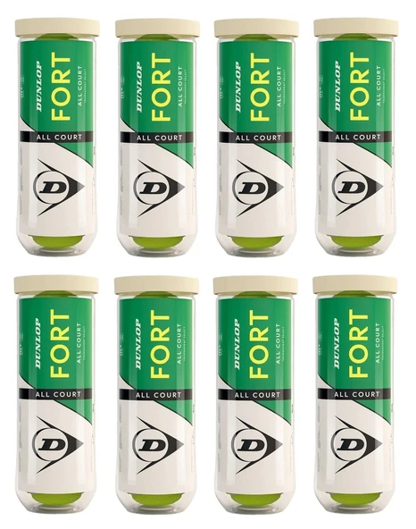 Dunlop Fort All Court TS 3'lü 8 Kutu Tenis Topu ürün görseli 1