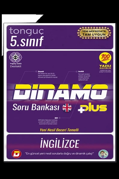 Toguç 5. Sınıf Dinamo İngilizce Soru Bankası + Plus ürün görseli 1