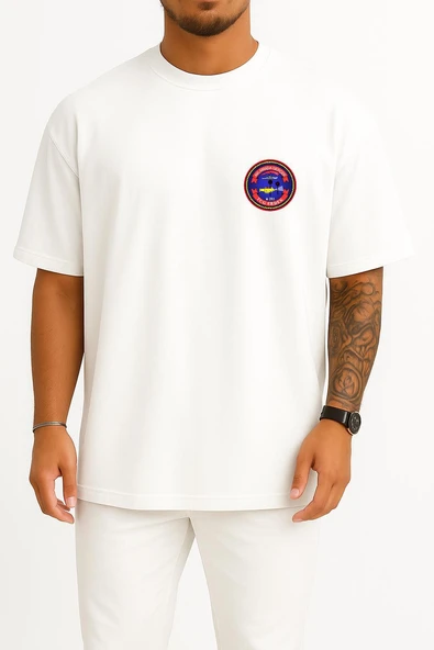 Oversize Tcg Erdek M263 Cep Tasarımlı Unisex T-Shirt ürün görseli 1