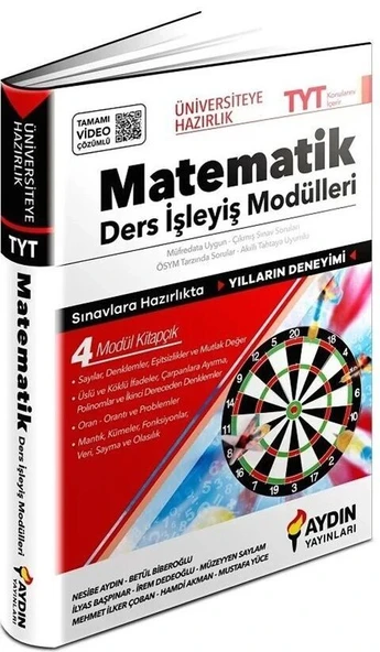 TYT Matematik Ders İşleyiş Modülleri Aydın Yayınları ürün görseli 1