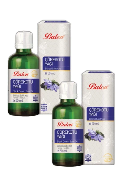 Balen Çörekotu Yağı Soğuk Pres 50 ml 2 Adet ürün görseli 1