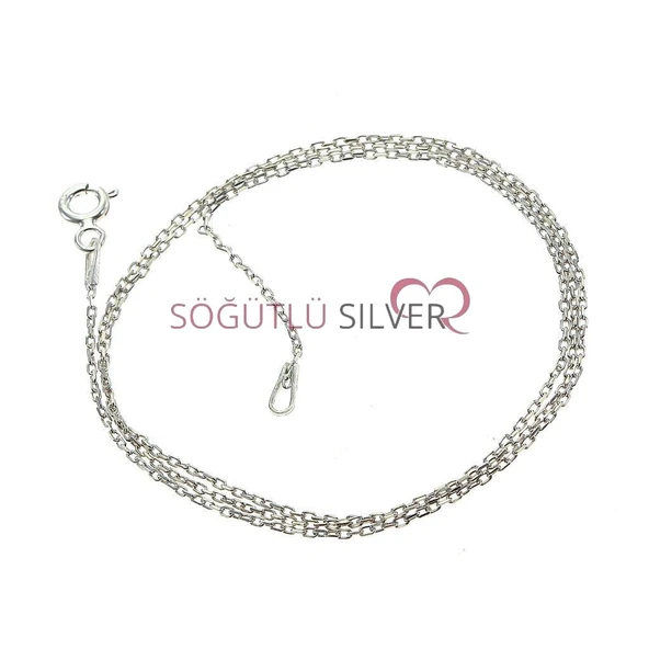 Rodyumlu Kolye Zinciri SGTL6362 ürün görseli 1