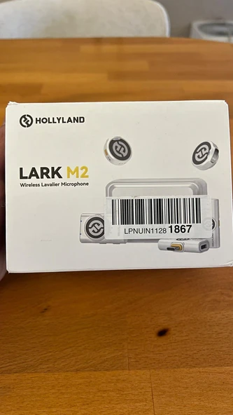 Hollyland Lark M2 Combo Kablosuz Mikrofon Sistemi | Beyaz (Outlet) ürün görseli 1