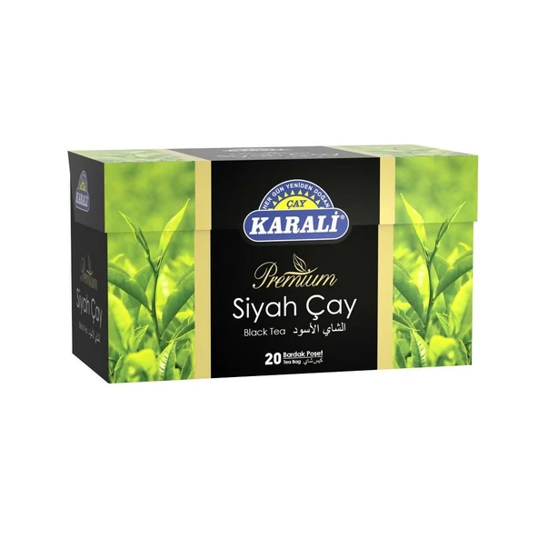 Karali Premium Bardak Süzen Poşet Çay 2 gr x 20 Adet ürün görseli 1