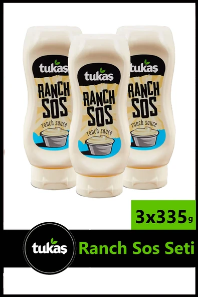 Tukaş Ranch Sos 335 gr x 3 Adet ürün görseli 1