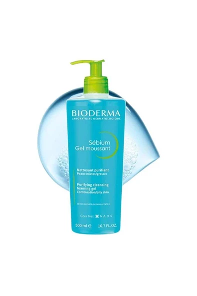 Bioderma Sebium Foaming Gel 500 ml - Resim 2