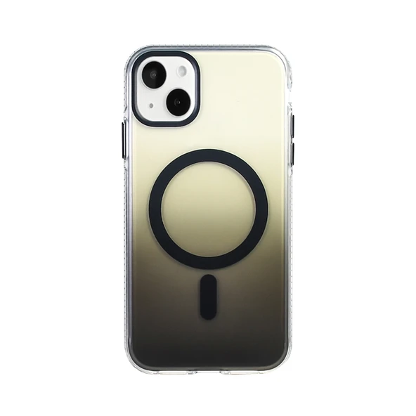 Gpack iPhone 15 uyumlu Kılıf Toros M-Safe Şarj Özellikli Transparan Renk Geçişli Silikon ürün görseli 1