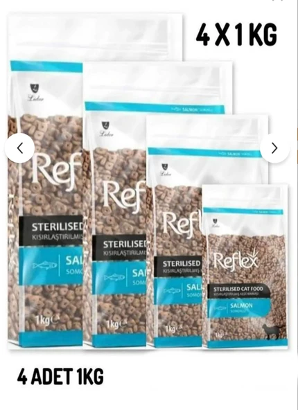 Reflex Kısırlaştırılmış Kedi Maması 1 kg x 4 Adet ürün görseli 1