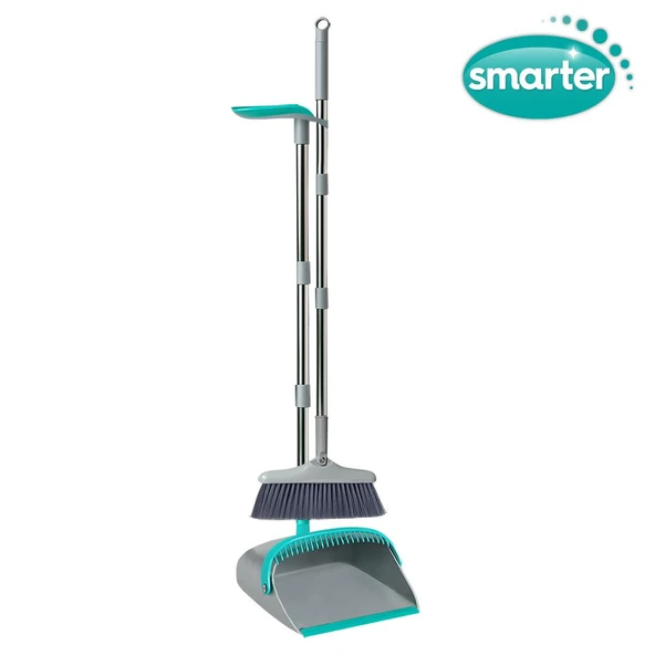 SMARTER Premium Katlanır Faraşlı Süpürge Çelik Saplı ürün görseli 1